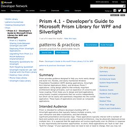 MVVM QuickStart