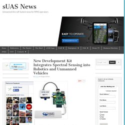 New Development Kit Integrates Spectral Sensing into Robotics and Unmanned Vehicles