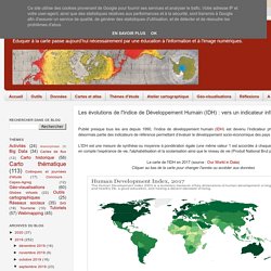 Les évolutions de l'Indice de Développement Humain (IDH) : vers un indicateur infranational ?