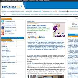 DIAG 26000 : un diagnostic interactif pour l'ISO 26000