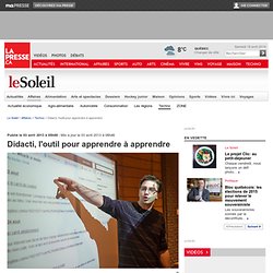Didacti, l'outil pour apprendre à apprendre