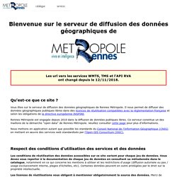 serveur de diffusion des données géographiques de Rennes Métropole