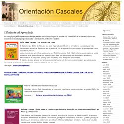 Dificultades del Aprendizaje