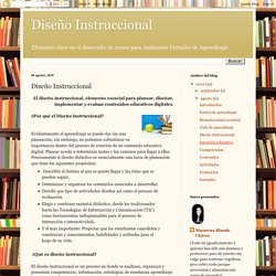 Diseño Instruccional: Diseño Instruccional