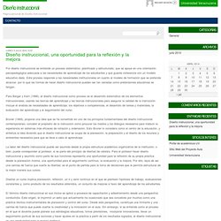 Diseño instruccional