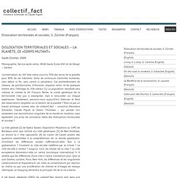 Dislocation territoriales et sociales, S. Zürcher (Français)