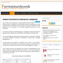 Organiser son dispositif de formation avec le mindmapping