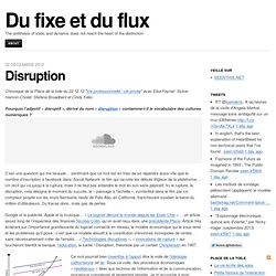 Du fixe et du flux