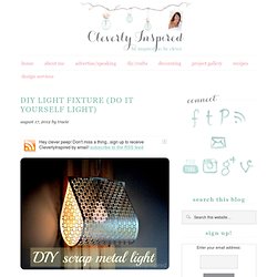 DIY light fixture