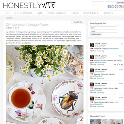 DIY Upcycled Vintage Plates