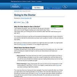 Going to the Doctor