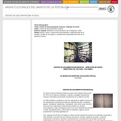 Centro de documentaci n musical