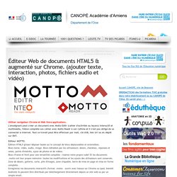 Créer documents numériques augmentés sur Chrome. Le futur du livre numérique et plus…