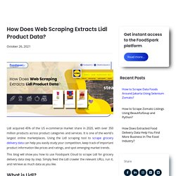 How Does Web Scraping Extracts Lidl Product Data?