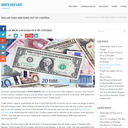 Dollar high and Euro out of control