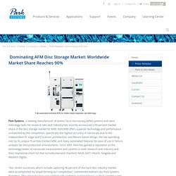 Dominating AFM Disc Storage Market: Worldwide Market Share Reaches 90%