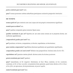 Donatus: Ars Minor