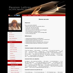 Passion Lettres