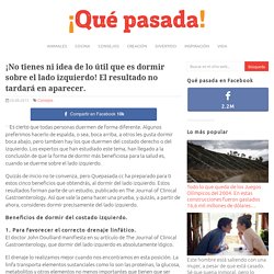 Dormir del costado izquierdo