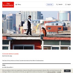A dramatic decline in suicides - Back from the edge