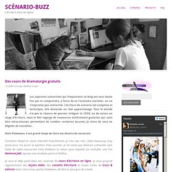Des cours de dramaturgie gratuits
