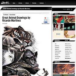 Great Animal Drawings by Ricardo Martinez