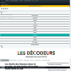 Les droits des femmes dans le monde : de très fortes disparités entre Nord et Sud