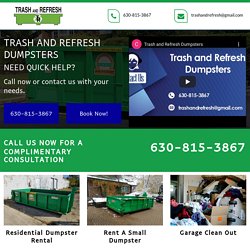 Nearest Dumpster Rental For Spring Clean Up in Palos Park IL