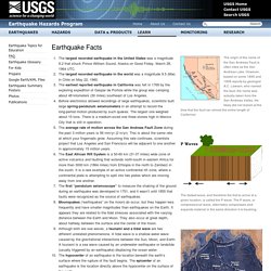 Earthquake Facts