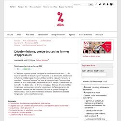 L’écoféminisme, contre toutes les formes d’oppression