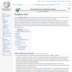 Ecophyto 2018