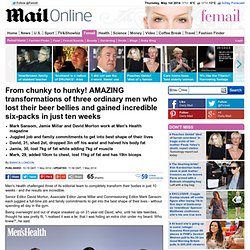 Men's Health editors' AMAZING transformations in just ten weeks