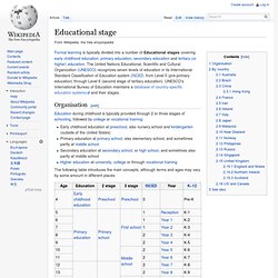 Educational stage