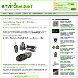 Solar Kits for Kids - Educational Eco Gadgets for Children - EnviroGadget