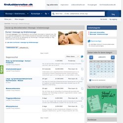 Massage / Idrætsmassage - Kurser og efteruddannelser