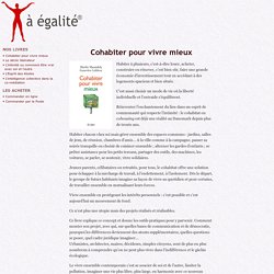 à égalité - Cohabiter pour vivre mieux