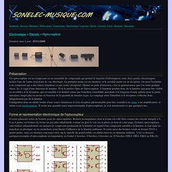 Electronique - Théorie - Optocoupleur