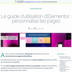 Elementor : Tuto complet de la version gratuite [WordPress]