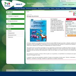 Elevage de précision