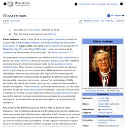 Elinor Ostrom