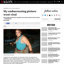 My embarrassing picture went viral