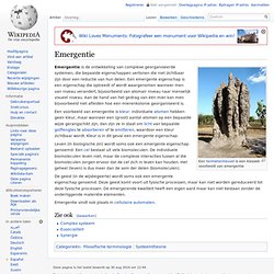 Emergentie