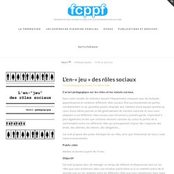 L’en-« jeu » des rôles sociaux – fcppf
