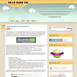 Perfil docente con docente.me