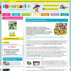 Enfants et écrans, de 3 à 7 ans