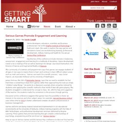 Serious Games Promote Engagement and Learning