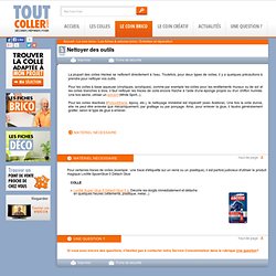 Enlever la glue - Fiches bricolage - Tout Coller