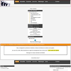 RESEAU DES ENSEIGNANTS DU PRIMAIRE EN RESISTANCE