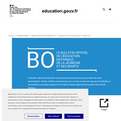 Enseignements au collège