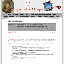 Enseigner les Lettres en Lycée avec les cartes heuristiques -